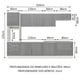 thumbnail image 3 of Cocina Integral Modular Madesa Lux 320cm BG, 3 of 5