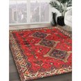 thumbnail image 3 of Ahgly Company Machine Washable Indoor Rectangle Traditional Red Area Rugs, 7' x 10', 3 of 7