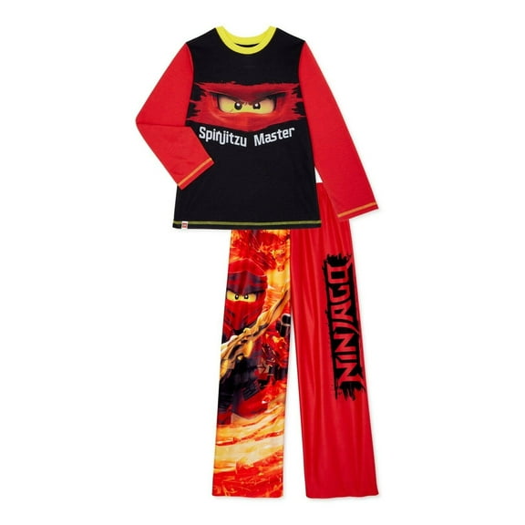 Lego Ninjago 2 PC Long Sleeve Pajama Set Boy Size 6/7