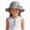 Gray, variant on Youth-Bucket-Hat for Boys Girls,Kids Summer Solid-Cotton Sun-Beach-Hat Fisherman-Cap for Teens(Black,2-5 Years)