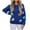 Blue, variant on Bixock Women Fall and Winter Top,Women Sweater,Women's Comfortable Round Neck Long Sleeved Bow Print Fashion Loose Pullover Sweater