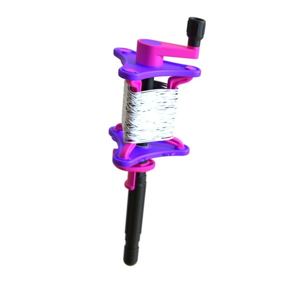 EOLO Kites Ready 2 Fly Purple Triangular Kite Handle with Brake System & 200 ft, for Kids 4  Years