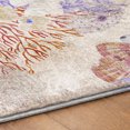thumbnail image 5 of Addison Rugs Dream Shag Premium Machine Washable Transitional Coral Spice Rectangle Rug, 8' x 10', 5 of 8