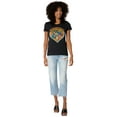 thumbnail image 3 of Justice League JLA Mothers Day Heart Women's T Shirt, 3 of 5