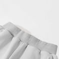 thumbnail image 5 of Cowsor Big Kids Boys Girls Solid Elastic Waist Long Pants With Pockets Casual Comfortable Daily Wear Bottoms For 3-13 Years Old, 5 of 6