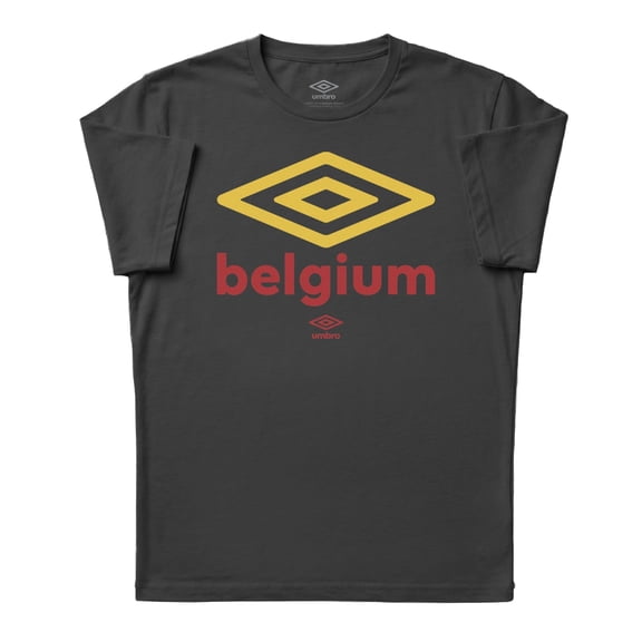 Umbro Mens Belgium Diamond Logo T Shirt (Black, S-XXXL)