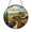 Acrylic 3.5 Inch, variant on Vineyard Landscape Stained Glass Suncatcher, Scenic Farmhouse Window Art, Countryside Nature Gift For Wine Lovers