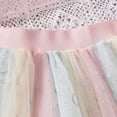 thumbnail image 6 of Glisme Girls Dresses Toddler Kids Baby Dancing Princess Skirt Colorful Gradient Mesh Ballet Tutu Skirts White Sundress Size 3-4 Years, 6 of 6