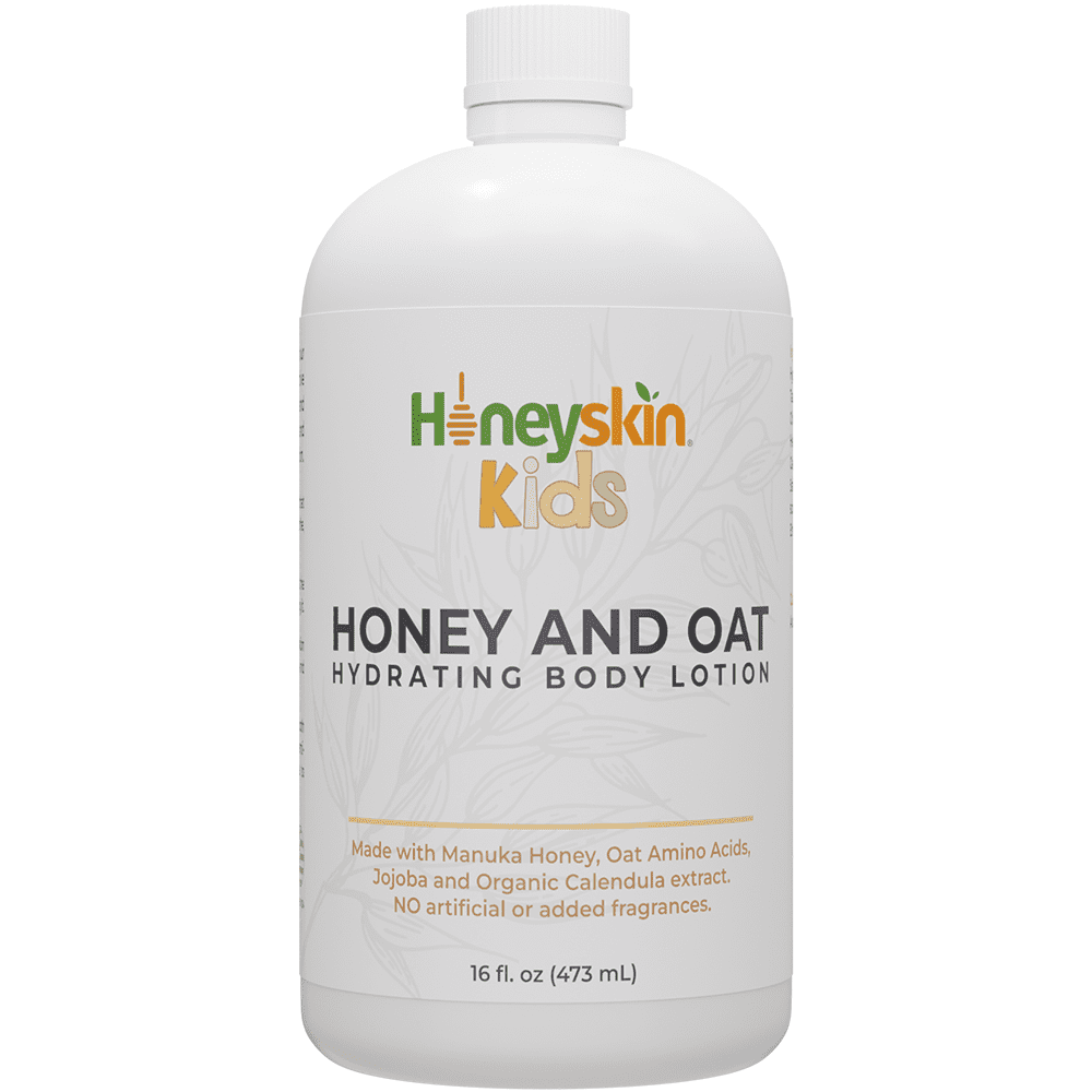 Honeyskin Kids and Baby Lotion for Face and Body with Calendula and Manuka Honey (16oz)