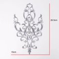 thumbnail image 2 of tredstone Embroidered Applique Sew On Flower Embroidery Patch for Cosplay Costumes Silver, 2 of 9