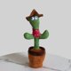 thumbnail image 1 of Cactus bailarín de peluche con plantas, juguete de peluche con altavoz, habla, repite la voz, para Navidad, 120, 1 of 4
