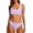Purple, variant on Two Piece Swimsuit for Women Neck Bikini Crop Top High Cut Womens Bathing Suits Sporty High Waisted Swimwear