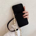 thumbnail image 5 of Compatible with iPhone 14 Case with Wallet Card Holder Crossbody Neck Strap Lanyard Handbag Fashion Luxury Protection Shockproof Cover for Women Girls Black, 5 of 10