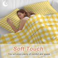 thumbnail image 5 of Yellow Bedding 3 Piece Duvet Cover Set Full Size, Country French Rustic Buffalo Plaid Modern Art Soft Microfiber Comforter Cover with Zipper Closure & Pillowcases, Wrinkle & FadeResistant Quilt Cover, 5 of 9
