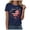 Navy, variant on TOWED22 American Flag Patriotic T-Shirt Women 4th of July Gift Shirt USA Flag Stars Stripes Graphic Short Sleeve Casual Tops(Blue,M)