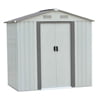 4' x 6' Garden Shed Backyard Lawn Building W/Door Utility Tool Storage Shed All-Weathe Outdoor Storage Sheds Sloped Roof
