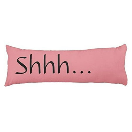 Popeven Body Pillowcase Decorative Body Pillow Case Pink And White
