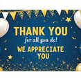 thumbnail image 4 of Decorative Design Thank You Banner Appreciation Theme Balloon Decoration Festive Colors Celebration Banner for Gratitude Events Employee Appreciation Party Indoor Decoration, 4 of 8