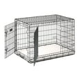 thumbnail image 4 of MidWest Homes for Pets QuietTime Reversible Dog Crate Pan Cover, 36 inch, Fleece, Mushroom Diamond, 4 of 8