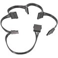 thumbnail image 2 of 4-pin IDE to SATA Cable 1 to 5 IDE 4-pin to Hard Drive SATA Adapter Cable, 2 of 5