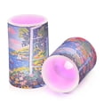 thumbnail image 7 of Yayeee Flameless Candles with Remote Flickering Battery Operated Multi Color Changing, Pink Floral Window, 7 of 7