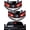 Style3*2, variant on 2026 Solar Devil Eye LED Car Warning Light Solar-Powered Demon Window Ambient Light Waterproof Wireless Dynamic Neon Interior Funny Accessories Lamp for Suvs Trucks Vans Windshield