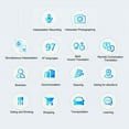 thumbnail image 3 of Dispositif de Traduction de Langues, Supporte 97 Langues, Traducteur Instantané Portable à Double Sens, Traducteur de Texte Photo en Temps Réel à Double Sens pour Voyage, 3 of 7