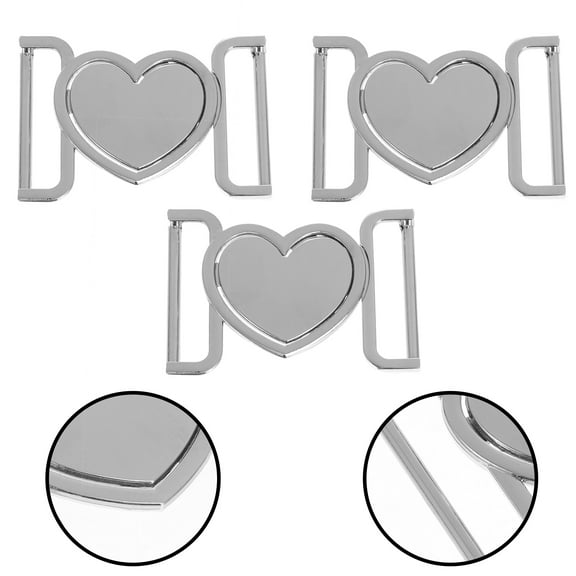 Soimiss 3Pcs Belt Buckles Women Coat Buckle Metal C Shaped Buckles Everyday Use