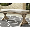 thumbnail image 2 of Signature Design by Ashley Casual Beachcroft Bench with Cushion  Beige, 2 of 6
