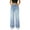 Light blue, variant on BLOCLOALO Baggy Pants Denim Pants Woman Wide Leg Jeans High Waisted Baggy Jeans Jean Elastic Waist Stretchy Jean Straight Leg Denim Pants Loose Pants Lounge Pants Palazzo Pants Black L