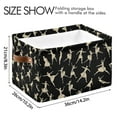 thumbnail image 3 of Ryvnso Ballet Dancers Storage Basket Large Bin Foldable Boxes Toys Organizer 14.2x10.2x8.3in 1 PC, 3 of 8