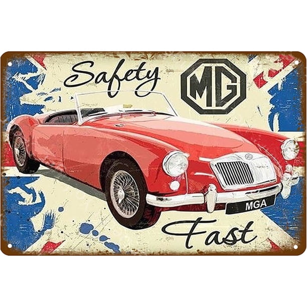 Placa Carteles Bsvklp Chapa Metal Pintura Hierro para Coche Vintage Póster Artístico Pared Cafetería Y Bar
