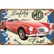 thumbnail image 1 of Placa Carteles Bsvklp Chapa Metal Pintura Hierro para Coche Vintage Póster Artístico Pared Cafetería Y Bar, 1 of 9