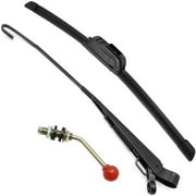 Hand Operated UTV Windshield Wiper with 15.7" Wiper Blade Replacement for Polaris Ranger RZR 800 900 1000 Can Am