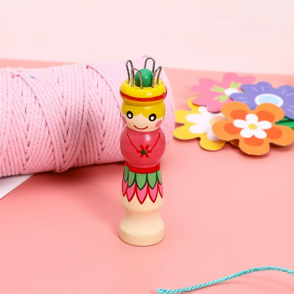 Tineasur Multi Wooden Knitting Tool for Wool and Silk Yarn - Handcrafted Yarn Craft Accessory