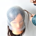 thumbnail image 3 of Pro Reusable Silicone Hair Color Highlighting  Hat With Metal Hook, 3 of 6