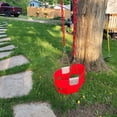 thumbnail image 5 of KINSPORY Toddler Swing Set, 59" Heavy-Duty Coated Iron Chains Baby Swing, High Back Full Bucket Infant Seat with Tree Straps, Backyard Outdoor Indoor, 5 of 7