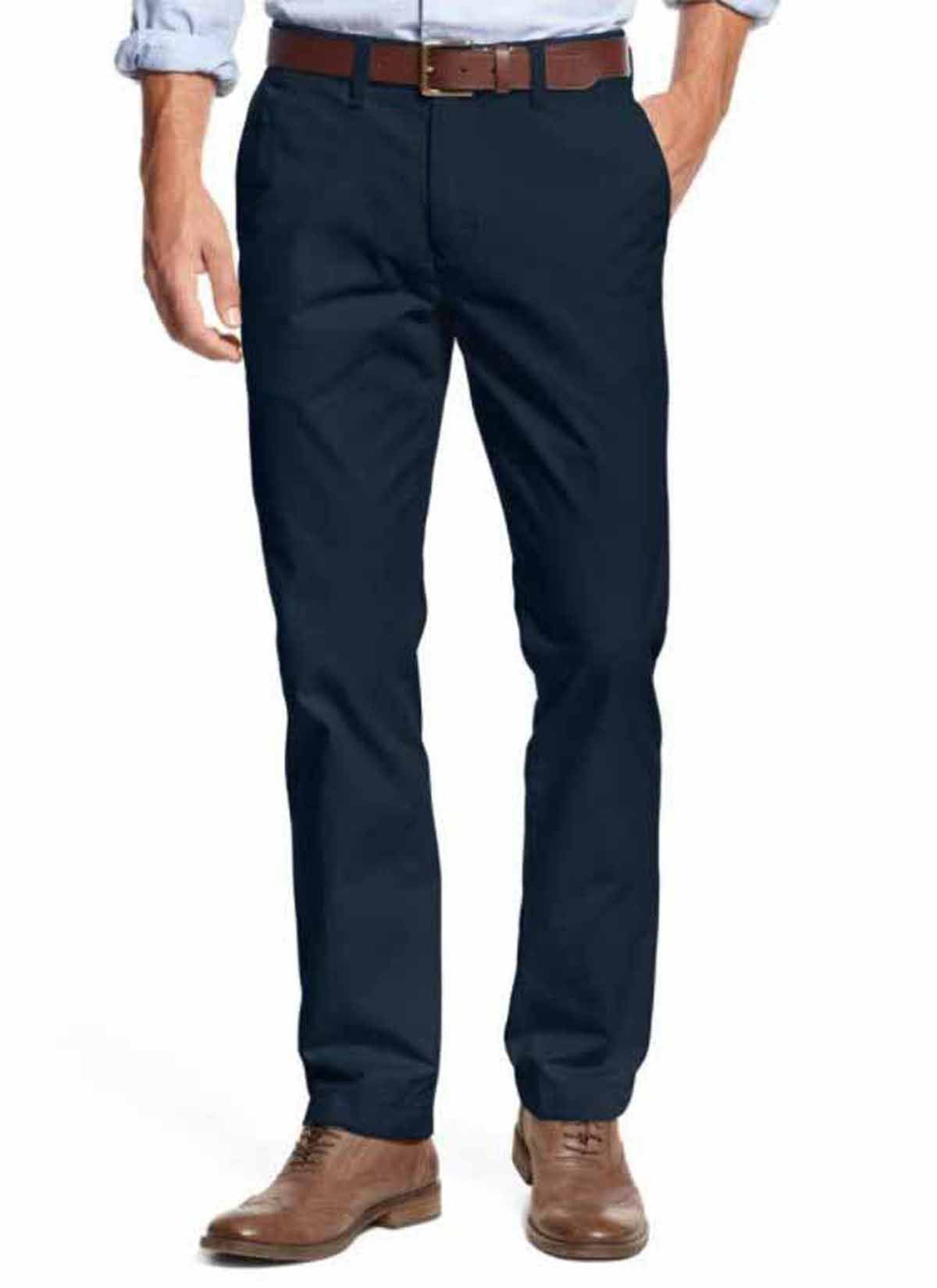 mens blue khakis