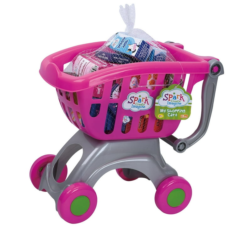 Spark Create Imagine Pink Toy Shopping Cart Walmart