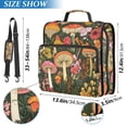 thumbnail image 2 of FORMRS Zipper Binder with Shoulder Strap 2-inch Ring 500 Sheet Capacity File Bag, Colorful Mushroom, 2 of 5