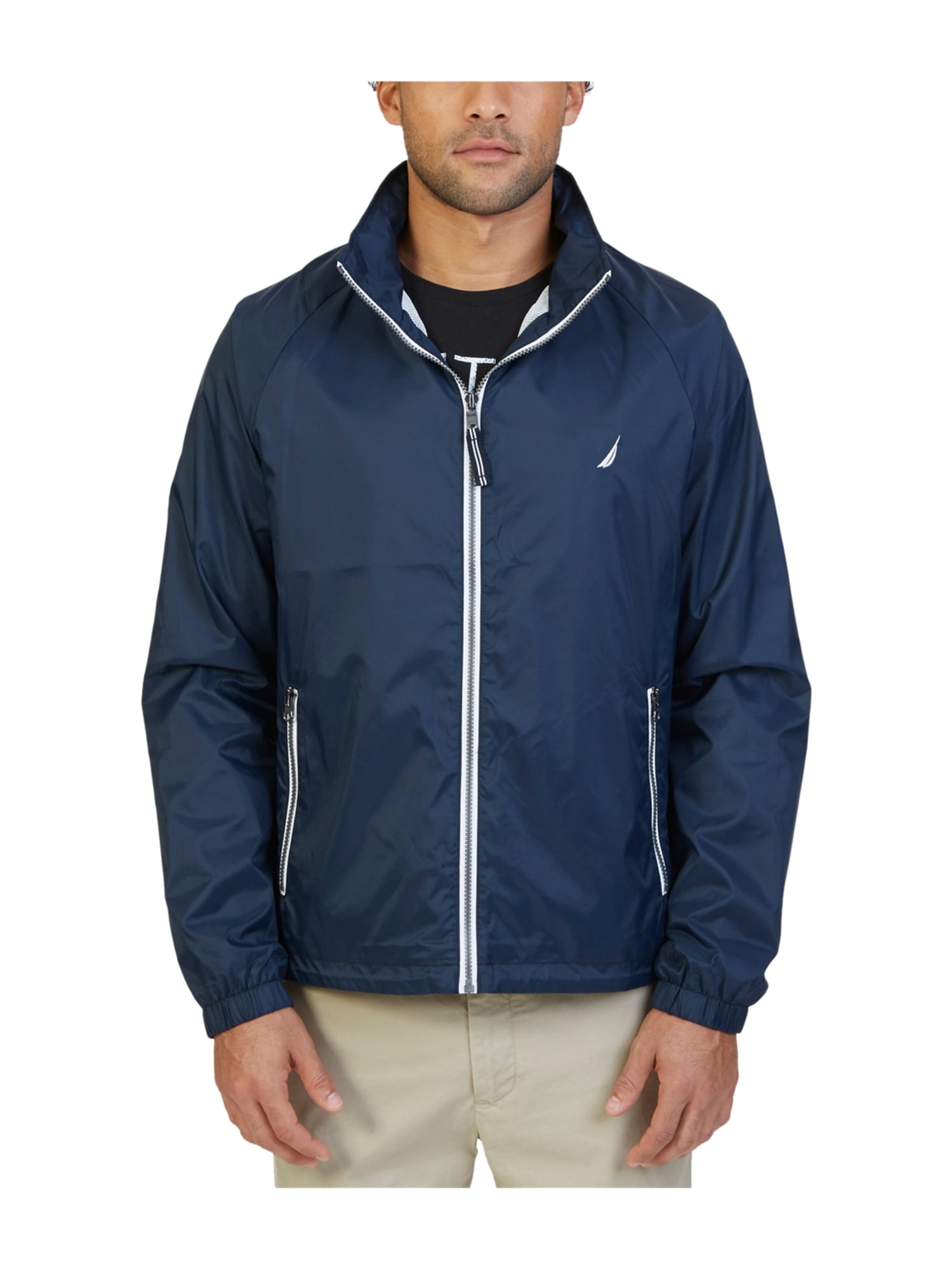 Nautica Nautica Mens Water Resistant Bomber Jacket