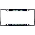 thumbnail image 1 of Seattle Seahawks EZ View Chrome License Plate Frame, 1 of 1