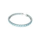 thumbnail image 2 of Pulsera de tenis Swarovski Matrix con cristal azul aguamarina claro, 2 of 4