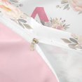 thumbnail image 4 of Catabedysis Flowers ABC Print A Bedding,Personalized Monogrammed Gifts Duvet Cover Full For Girls,Pink Reversible,3pcs,1 Duvet Cover and 2 Pillowcases, 4 of 6