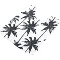 thumbnail image 5 of Coolnut Hawaiian Palm Tree Black Bathroom Rug Rectangular Bath Mat Non Slip Bath Rugs Absorbent Shaggy Bathmats for Sink Shower 16" x 24" Home Decor, 5 of 7