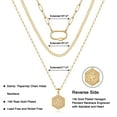 thumbnail image 2 of TINGN Layered Necklaces for Women 14K Gold Plated Layered Necklaces Paperclip Chain Necklace, 2 of 5