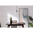 thumbnail image 4 of Cashel 1 light Black and Clear glass pendant, 4 of 15