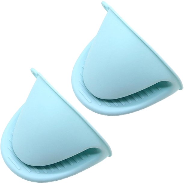 Freidora de aire para microondas, cocina, antiescaldado, Clip de mano de silicona, silicona para hornear, aislamiento térmico, soporte de clip de mano, utensilio de cocina, manopla para horn