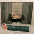 thumbnail image 1 of Masewa Metal Net Co.  Ltd  48 Inch  x 22 Inch  Hanging Fireplace Spark Screen  Rod Not Included, 1 of 1
