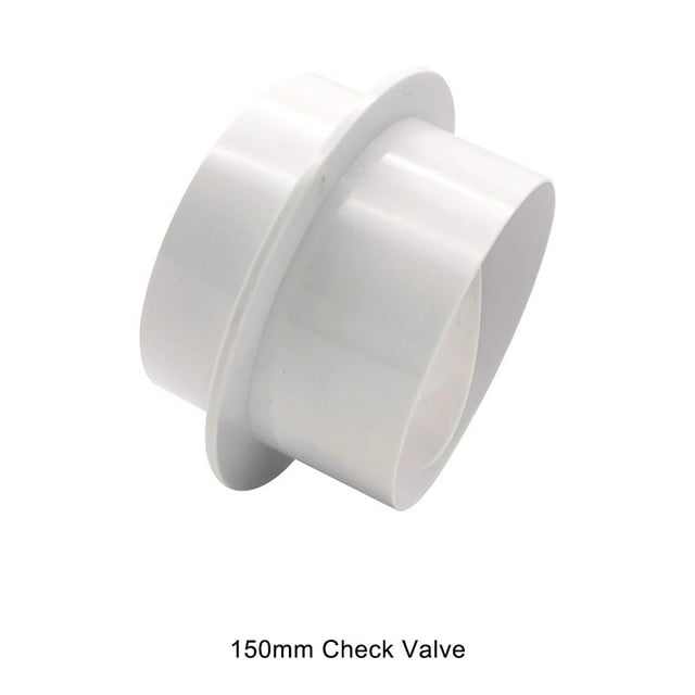 Becaristey Plastic Duct Hose Check Valve Wide Application And Sturdy For Long-lasting Sturdy 150mm check valve 1Set